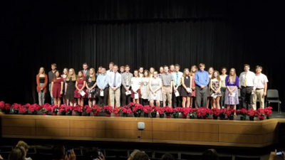 Andover Central, Chapter #6723 formal induction fall 2018